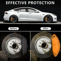 Orange 2021-2026 Model S/X Brake Caliper Covers (4Pcs) for Tesla - T-Launch