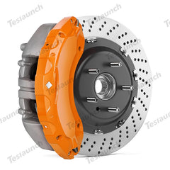 Orange 2021-2026 Model S/X Brake Caliper Covers (4Pcs) for Tesla - T-Launch