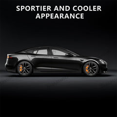 Orange 2021-2026 Model S/X Brake Caliper Covers (4Pcs) for Tesla - T-Launch