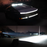 Cybertruck용 오프로드 및 오버랜드 루프 스포트라이트 및 프런트 범퍼 라이트 바