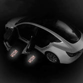 Plaid Projector Lights Model Ultra-Bright Puddle Lights Welcome Door Lamps For Tesla Model 3 Y S X (2 Pcs) - T-Launch
