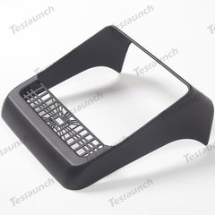 Plaid Rear Air Vent Screen Protector Frame (Carbon Fiber Pattern ABS) for Tesla Model Y Juniper 2025+ - T-Launch
