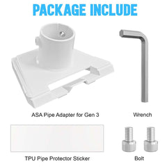 Pole Pipe Adapter for Starlink Gen3 Dish - T-Launch