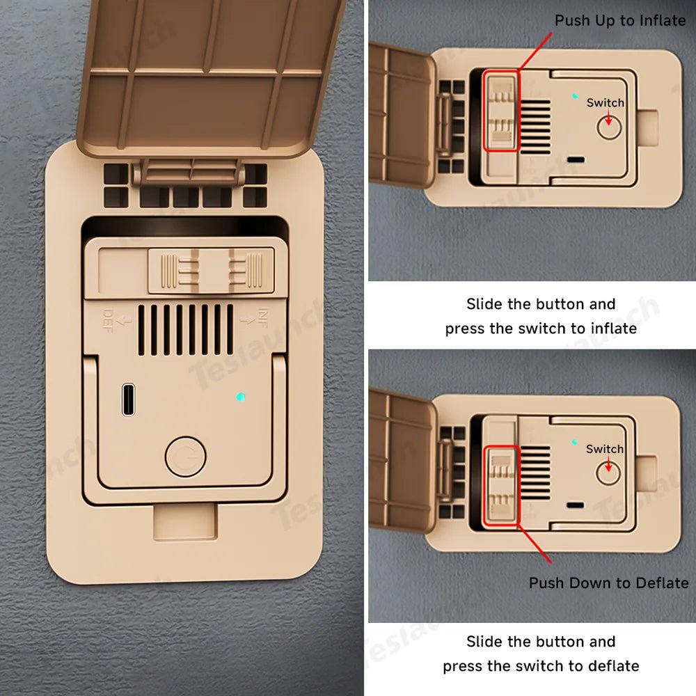 Portable Self-Inflating SUV Trunk Mattress – Universal Fit for All Cars - T-Launch