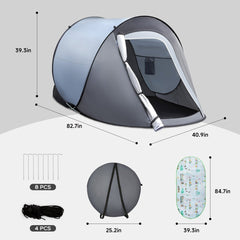 Portable Trunk Bed Pop-Up Camping Tent for Cybertruck - T-Launch