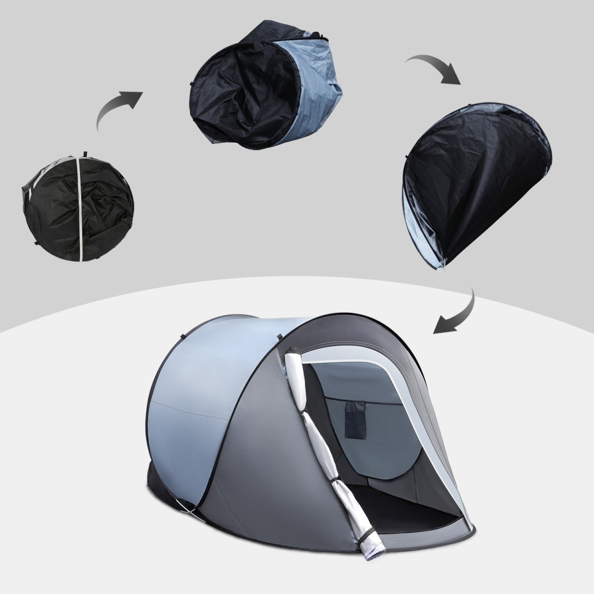 Portable Trunk Bed Pop-Up Camping Tent for Cybertruck - T-Launch