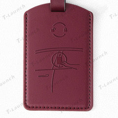 Premium Genuine Leather Key Card Holder for Tesla Model 3/Y (2017+) - T-Launch