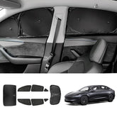 Privacy & Thermal Insulated Sunshades Curtains for Tesla Model 3 Highland Standard 2025+ - T-Launch