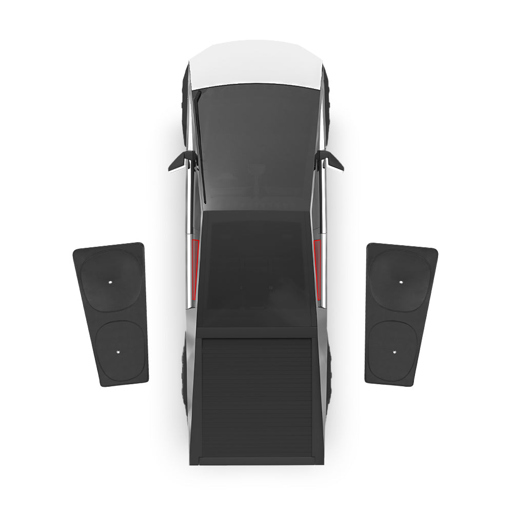 Privacy & Thermal Insulation Window Camping Sunshade Curtains for Cybertruck - T-Launch