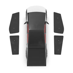 Privacy & Thermal Insulation Window Camping Sunshade Curtains for Cybertruck - T-Launch