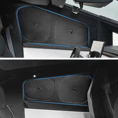 Privacy & Thermal Insulation Window Camping Sunshade Curtains for Cybertruck - T-Launch