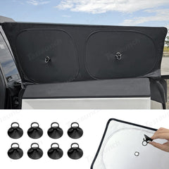 Privacy & Thermal Insulation Window Camping Sunshade Curtains for Cybertruck - T-Launch