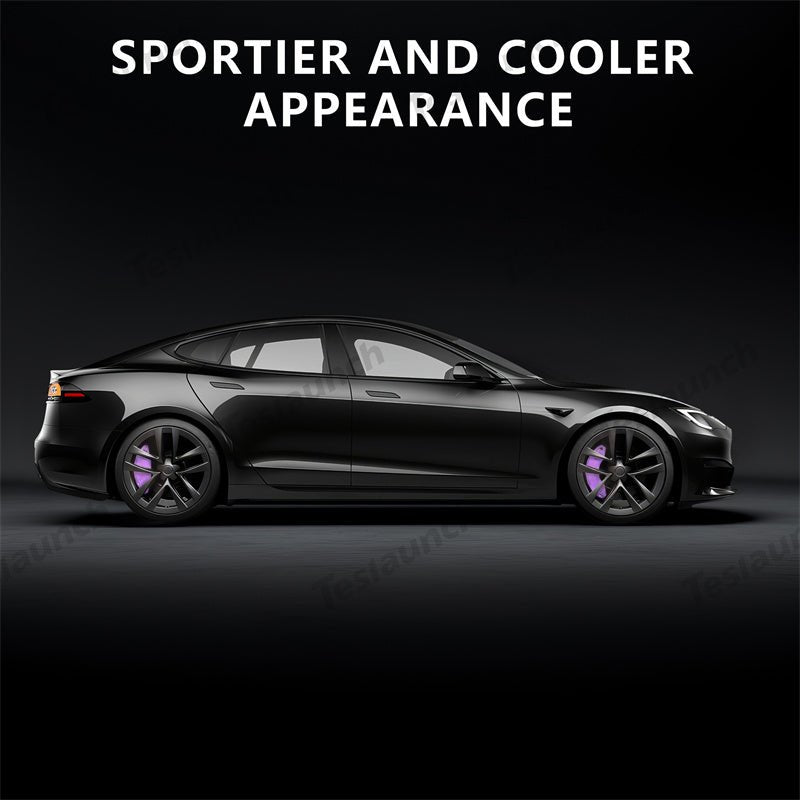 Purple 2021-2026 Model S/X Brake Caliper Covers (4Pcs) for Tesla - T-Launch