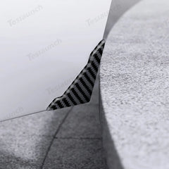PVC Carbon Pattern Door Corner Guards – Universal Fit for All Cars - T-Launch