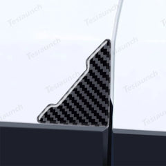 PVC Carbon Pattern Door Corner Guards – Universal Fit for All Cars - T-Launch