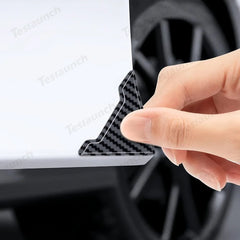 PVC Carbon Pattern Door Corner Guards – Universal Fit for All Cars - T-Launch
