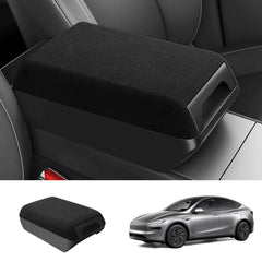 Raised Armrest Cover with Hidden Storage for Tesla Model 3 Highland 2024+ / Model Y Juniper 2025+ - T-Launch