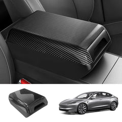 Raised Armrest Cover with Hidden Storage for Tesla Model 3 Highland 2024+ / Model Y Juniper 2025+ - T-Launch