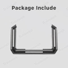 Rear AC Vent Trim Cover (Carbon Fiber Pattern ABS) for Cybertruck - T-Launch