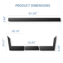 Rear Bumper & Tailgate Protectors for Cybertruck - T-Launch
