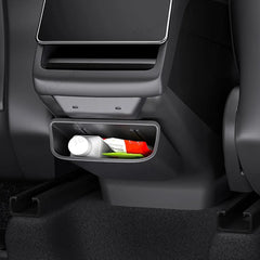 Rear Center Console Kick Guard & Storage Box for Tesla Model Y Juniper 2025+ / Model 3 Highland 2024+ - T-Launch