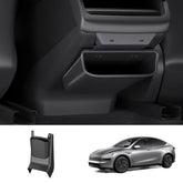 Rear Center Console Kick Guard & Storage Box for Tesla Model Y Juniper 2025+ / Model 3 Highland 2024+ - T-Launch