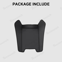 Rear Console Air Vent Guard – Napa Leather Kick Protection for Tesla Model Y Juniper 2025+ - T-Launch