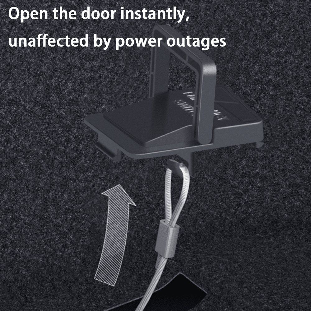Rear Door Emergency Unlock Puller Switch (2PCS) for Tesla Model 3 Highland 2024+ - T-Launch