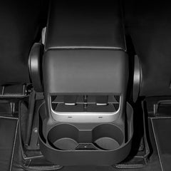 Rear Exhaust Cup Holder Storage Box for Tesla Model 3 (2017-2023) / Model Y (2020-2024) - T-Launch
