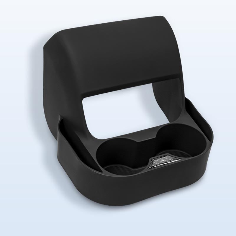 Rear Exhaust Cup Holder Storage Box for Tesla Model 3 (2017-2023) / Model Y (2020-2024) - T-Launch