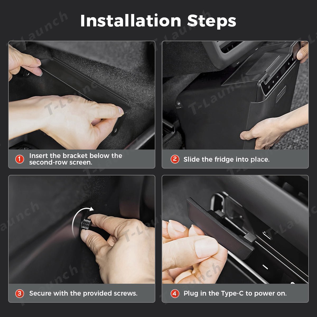 Rear Seat Refrigerator for 2026 Model Y Juniper - T-Launch