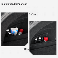 Rear Trunk Side Organizer Storage Box For Tesla model S 2023+ - T-Launch