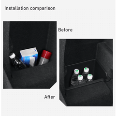 Rear Trunk Side Organizer Storage Box For Tesla model X 2023+ - T-Launch