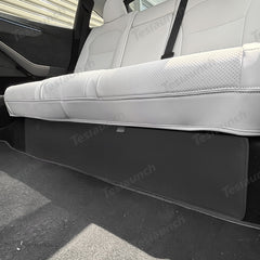 Rear Under-Seat Kick Guard – Nappa Leather Protector for Tesla Model Y Juniper 2025+ - T-Launch
