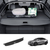 Retractable Rear Trunk Privacy Cargo Cover for Tesla Model Y Juniper 2025+ - T-Launch