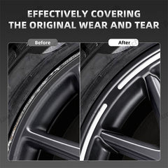 Protecteur de jante tout-en-un pourTeslaModel3 roues de photon de 18 pouces Highland (4 PCS)