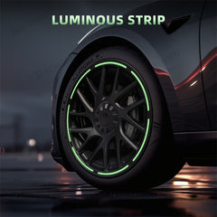 Protecteur de jante tout-en-un pourTeslaModel3 roues de photon de 18 pouces Highland (4 PCS)