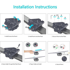 Roof Rack Mount for Starlink Gen 3 and Enterprise Dish - T-Launch