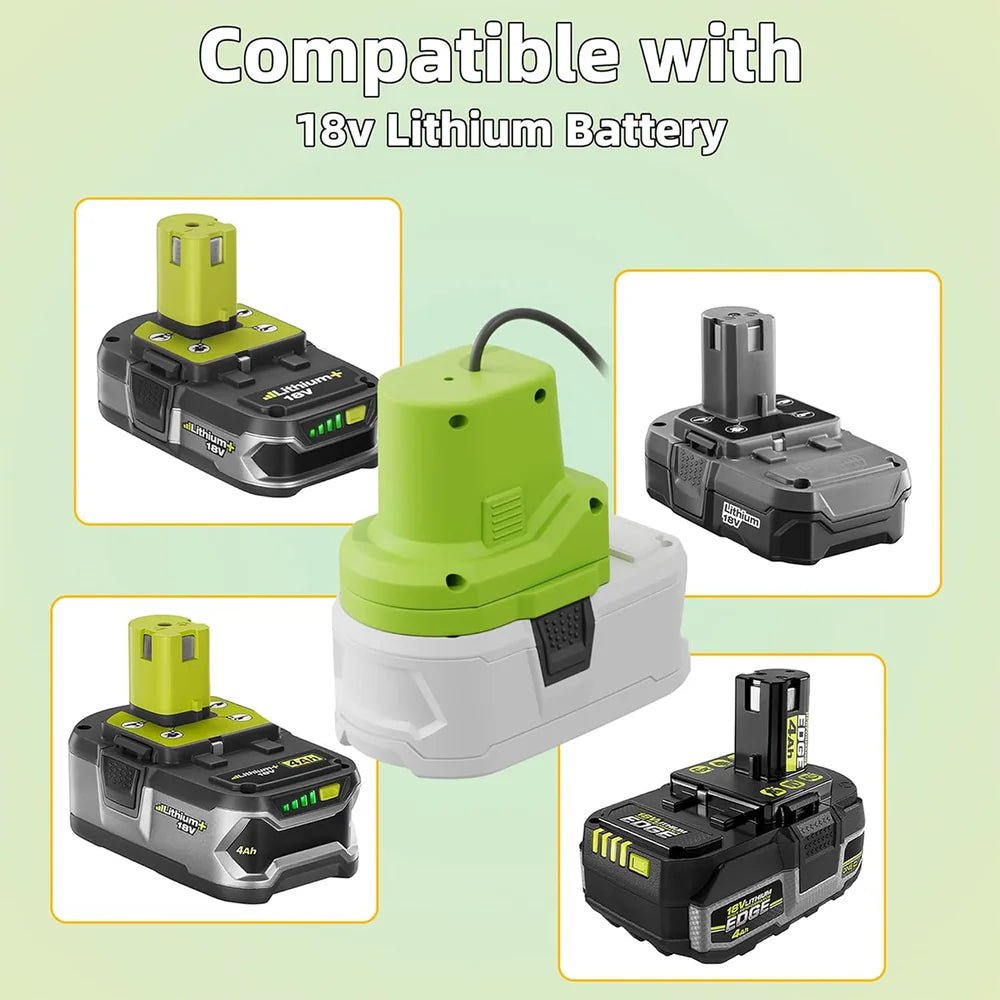 Ryobi 18V Battery Adapter with DC Power Cable for Starlink Mini - T-Launch