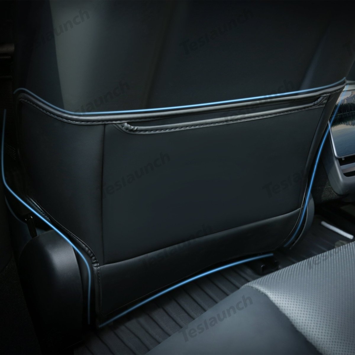 Seat Back Anti Kick Protectors Cover Mats Semi-Surrounded Seatback Pad for Tesla 2024+ Model 3 Highland - T-Launch