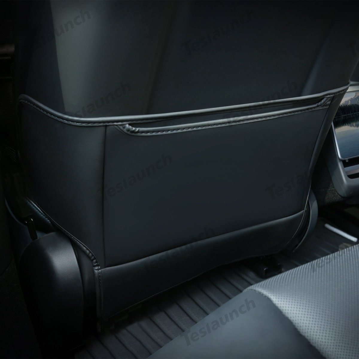 Seat Back Anti Kick Protectors Cover Mats Semi-Surrounded Seatback Pad for Tesla 2024+ Model 3 Highland - T-Launch