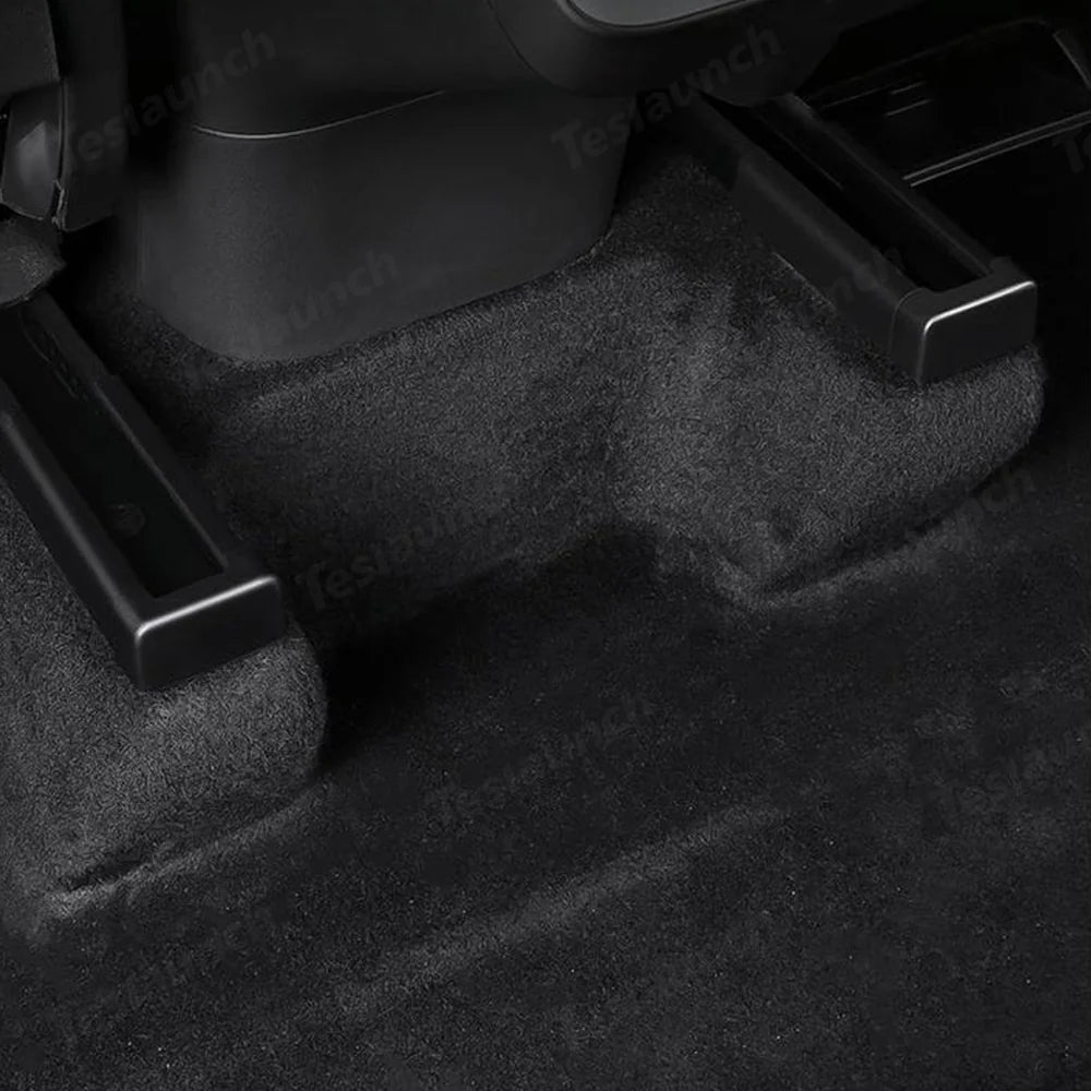 Seat Slide Rail Anti-Kick Cover (4-Piece Set) for Tesla Model Y Juniper 2025+/Model 3 Highland 2024+ - T-Launch