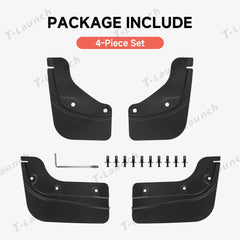 Short Invisible Mud Flaps Splash Guards for Tesla Model Y Juniper 2025+ - T-Launch