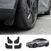 Short Invisible Mud Flaps Splash Guards for Tesla Model Y Juniper 2025+ - T-Launch