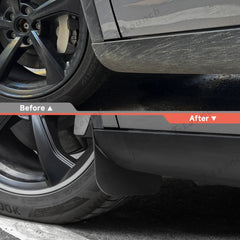 Short Invisible Mud Flaps Splash Guards for Tesla Model Y Juniper 2025+ - T-Launch