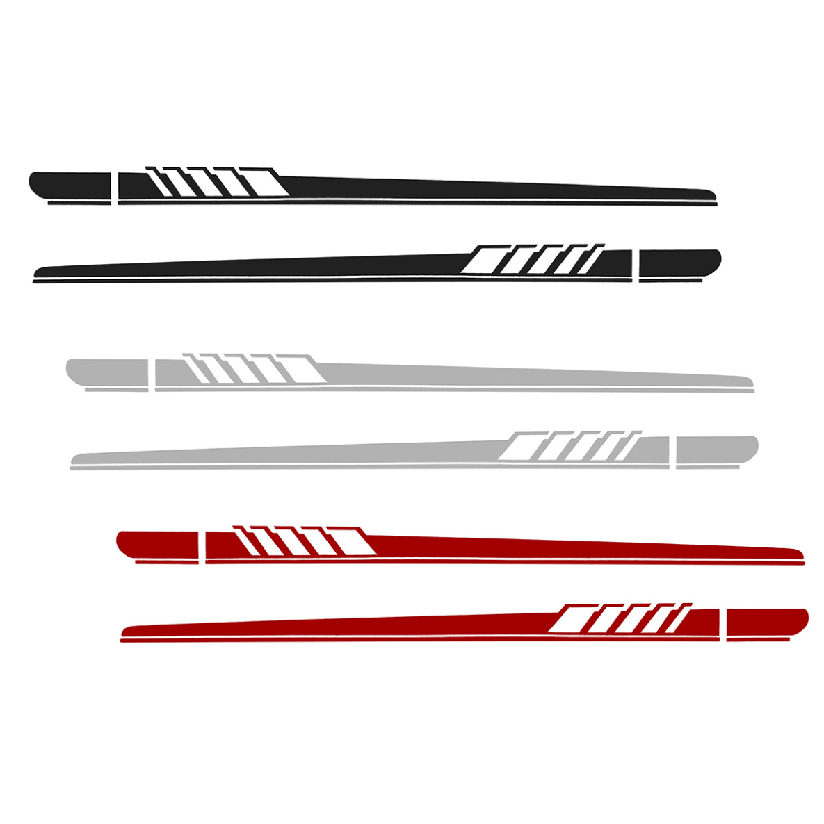 Side Skirt Decal DIY Sticker Side Body Racing Stripe Sticker For Tesla Model 3/Y/S/X - T-Launch