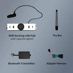 Smart Rotating Gear Shift Dock USB Hub for Tesla Model Y Juniper 2025 - T-Launch