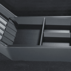 Spliced Lower Center Console Tray Floor Storage Organizer for Cybertruck - T-Launch