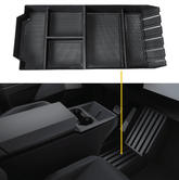 Spliced Lower Center Console Tray Floor Storage Organizer for Cybertruck - T-Launch