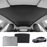 Split Nano Ice Crystal Glass Roof Sunshade for Tesla Model Y Juniper 2025+ - T-Launch
